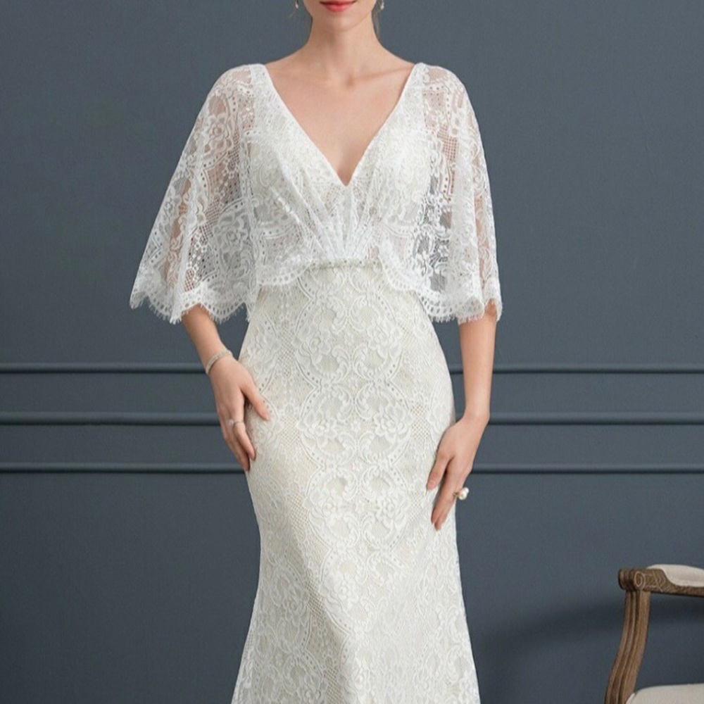 Lace wedding dress